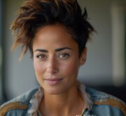 A dream short black hair