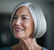 Gray hair a symbol of women's wisdom and clarity