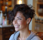 Hair: short black marvelous