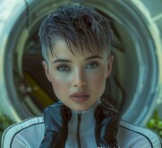 Incredibly beautiful short haircut alive with colors