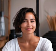 Keeping it simple with black short haircut