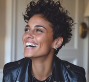 Marvelous short hairstyle black