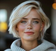 Short blonde leaving one speechless