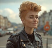Short red look a symbol of untamed passion