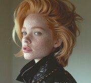 Wild passion resonates in the short red look