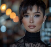 Women love their astonishing short black hairstyle