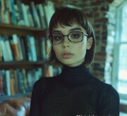 Black short popular stylish cool haircut