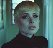 Handsome everyday hairstyle for a blonde