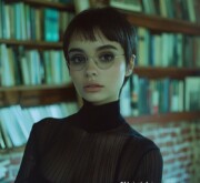 Popular stylish black short cool haircut