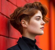Short cut for a stylish woman that's refreshing