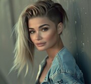 Short haircut stunning for blonde