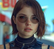 Short hairstyle that's fantastic on a brunette