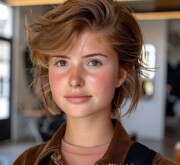 Short perfect hairstyle for brunette