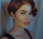 A captivating short cut feels sleek and refined