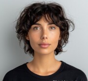 A woman’s hair reflects timeless natural beauty
