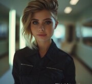 Blonde haircut embraces effortless richness