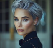 Gray hair reflects an energetic, lively essence