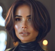 Short hair with modern flair turns heads