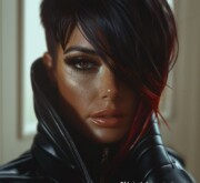 Swank short black hairstyle captures sleek sophistication
