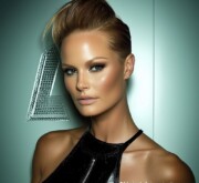 A trendy short brown incredible haircut