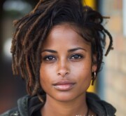 Common short black hairstyle for women
