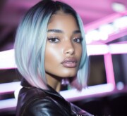 Daring and edgy short hairstyle for women