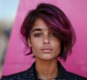 Daring and plucky short hairstyle for women