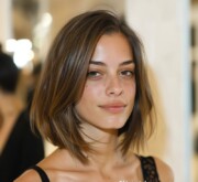 Divine short brown trendy haircut