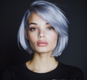 Heavenly gray mesmerizing haircut