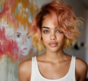 Short and colorful for lovely trendy woman