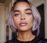 The chic colorful short cut