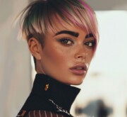 The elegant colorful short look
