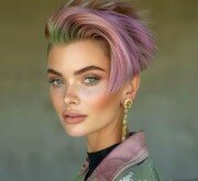 The lovely colorful short look