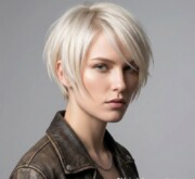 A bold short blonde amazing haircut for added style A bold short blonde amazing haircut for added style
