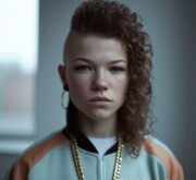 A chic medium brown hip hairstyle with defined sharp lines A chic medium brown hip hairstyle with defined sharp lines