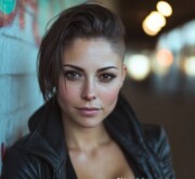 A chic short brown style with subtle refinement
