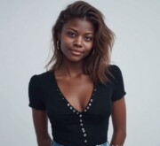 A defined, sleek medium brown coiffure for modern appeal