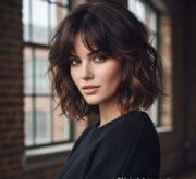 A polished medium brown coiffure for a refined look