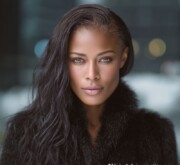 A sleek long brown lovely look with soft waves A sleek long brown lovely look with soft waves