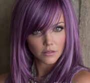 A stunning long colorful hairdo full of brilliance A stunning long colorful hairdo full of brilliance