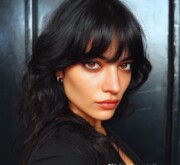 Beautiful long black haircut idea with dynamic texture Beautiful long black haircut idea with dynamic texture