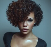 Bold and striking short black style for the fearless woman Bold and striking short black style for the fearless woman