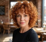 Bold short red style