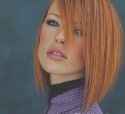 Colorful hairstyle inspiration glowing with positivity
