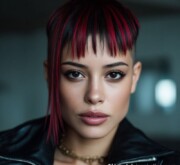 Colorful hairstyle inspiration glowing with spirit
