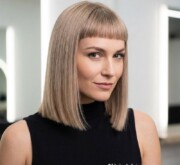 Fresh medium inspiring blonde look with soft shine Fresh medium inspiring blonde look with soft shine