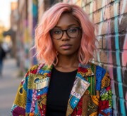 Full of expression colorful medium length hair Full of expression colorful medium length hair