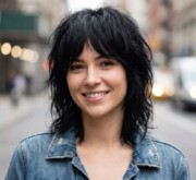 Gorgeous inspiring medium length black hair