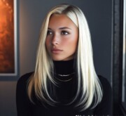 Inspiring blonde hairstyle idea with a polished finisha Inspiring blonde hairstyle idea with a polished finisha