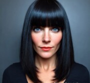 Inspiring medium length black hair for a youthful glow Inspiring medium length black hair for a youthful glow